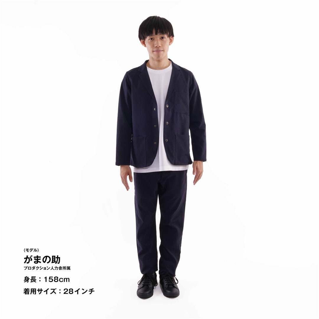 【フォーマルな見た目なのに疲れない穿き心地】「着たくないのに、毎日着てしまう」パンツ / ダークネイビー
