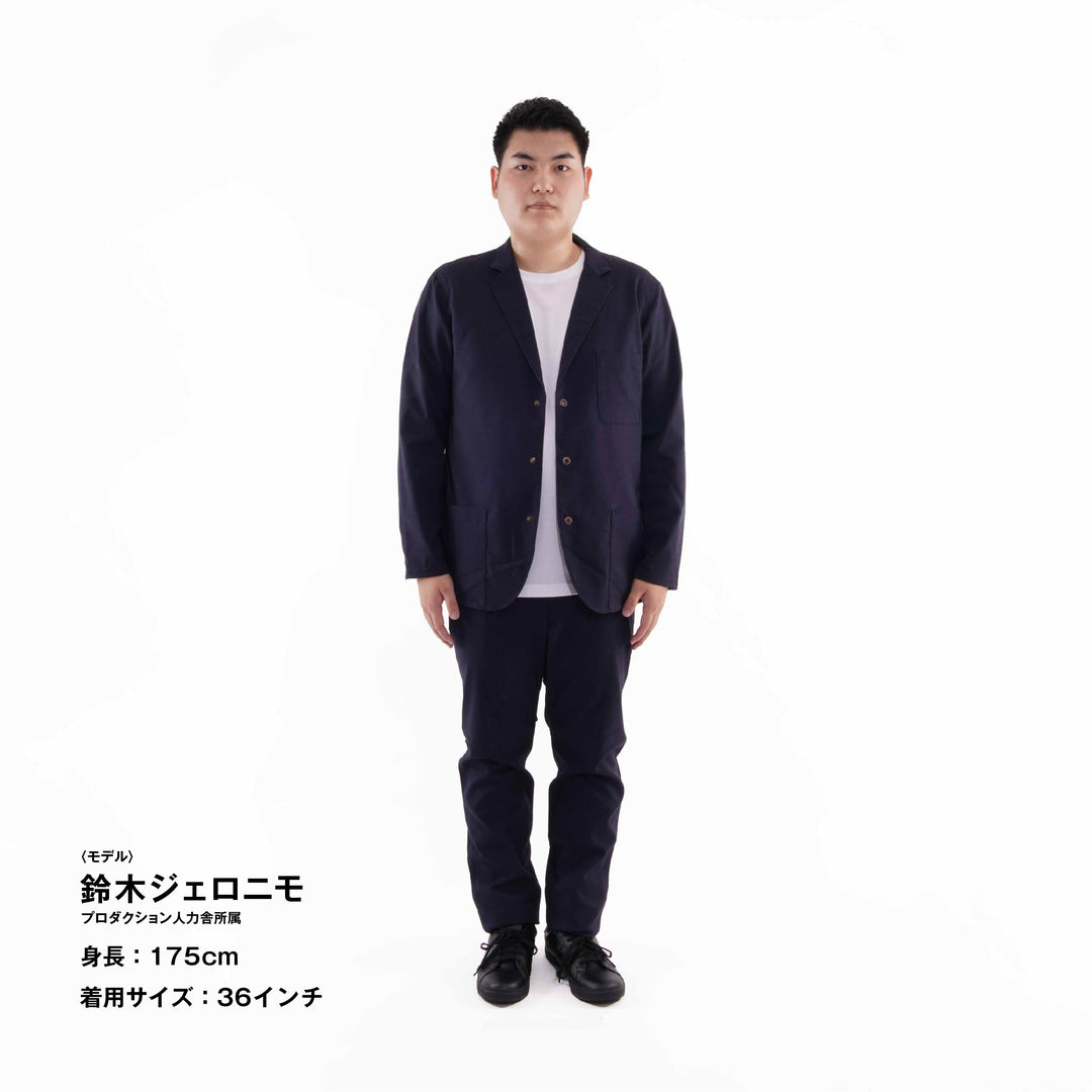 【フォーマルな見た目なのに疲れない穿き心地】「着たくないのに、毎日着てしまう」パンツ / ダークネイビー