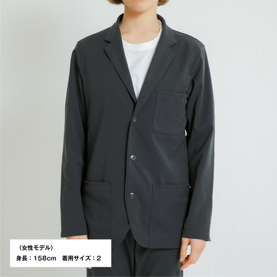 【フォーマルな見た目なのに疲れない着心地】「着たくないのに、毎日着てしまう」 ジャケット / アスファルト