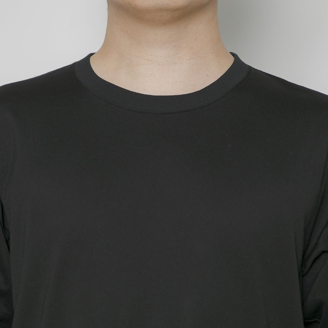 【毎日着てもキレイが続きます】「着たくないのに、毎日着てしまう」ロングスリーブTシャツ / ブラック