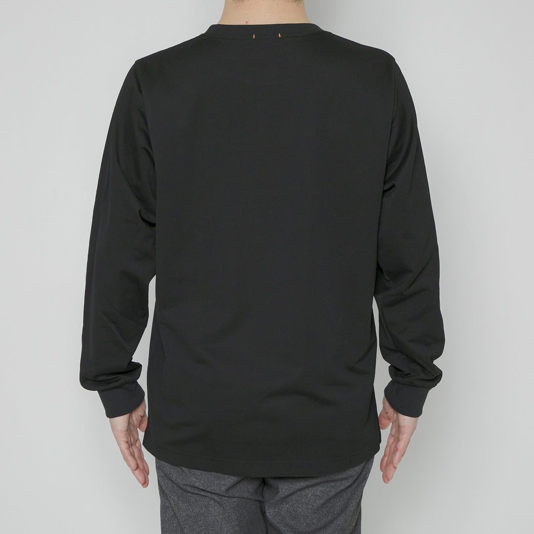 【毎日着てもキレイが続きます】「着たくないのに、毎日着てしまう」ロングスリーブTシャツ / ブラック