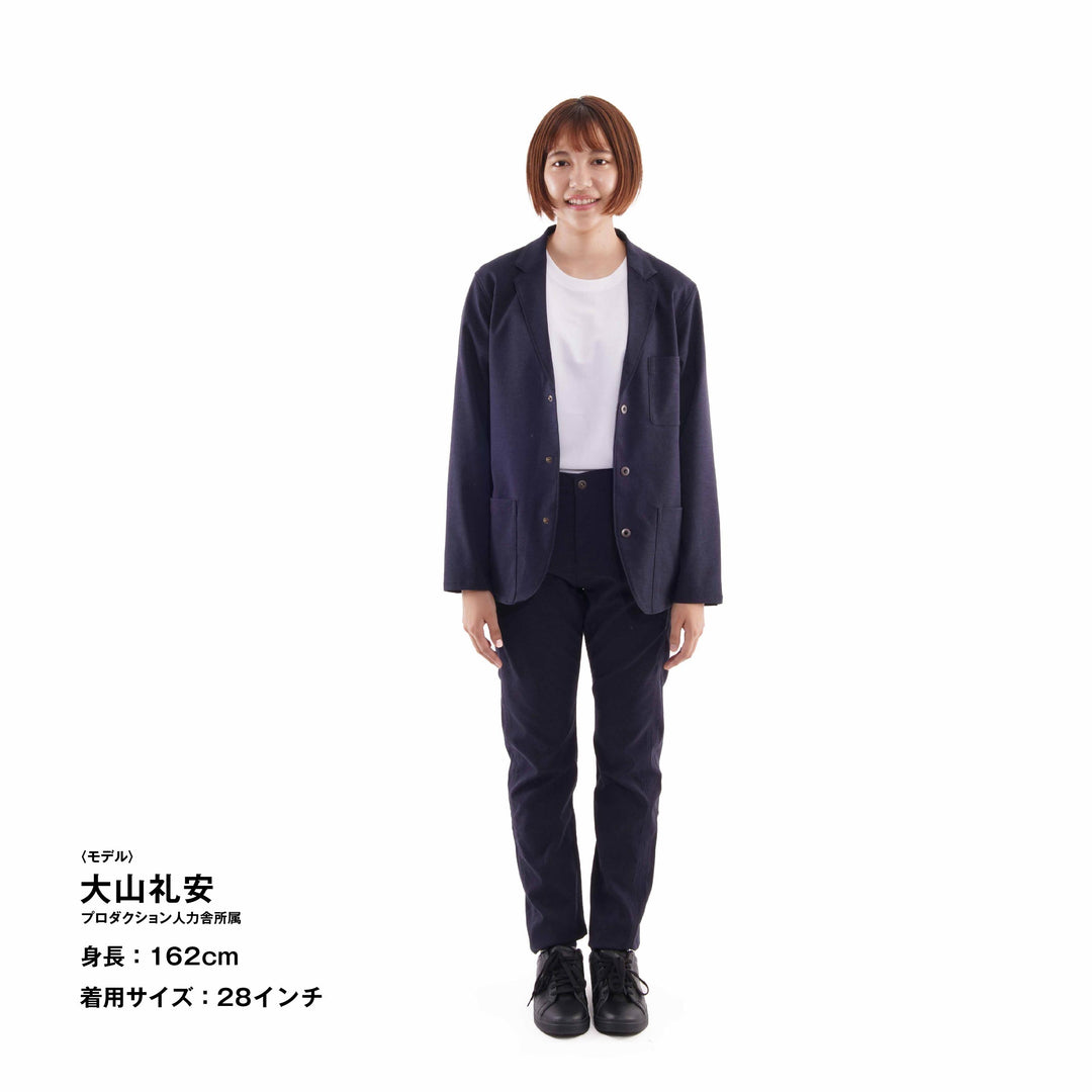【フォーマルな見た目なのに疲れない穿き心地】「着たくないのに、毎日着てしまう」パンツ / ダークネイビー