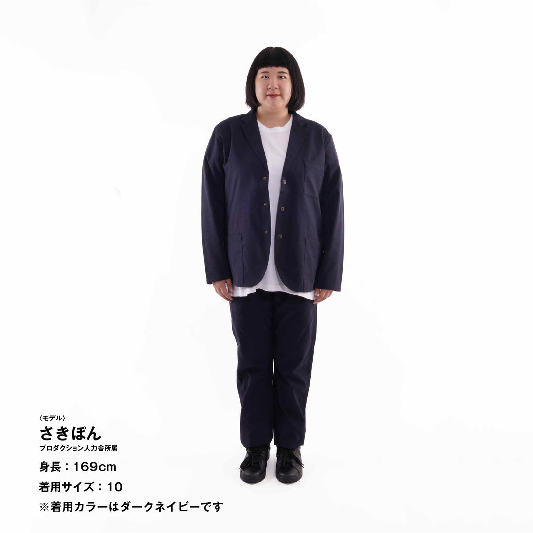 【フォーマルな見た目なのに疲れない着心地】「着たくないのに、毎日着てしまう」 ジャケット / アスファルト