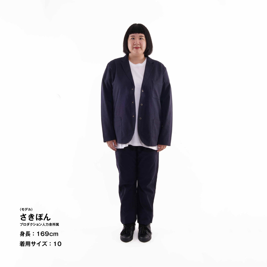 【フォーマルな見た目なのに疲れない着心地】「着たくないのに、毎日着てしまう」ジャケット / ダークネイビー