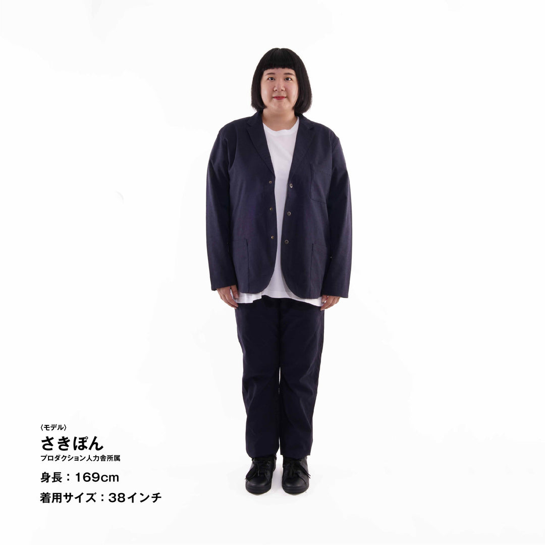 【フォーマルな見た目なのに疲れない穿き心地】「着たくないのに、毎日着てしまう」パンツ / ダークネイビー