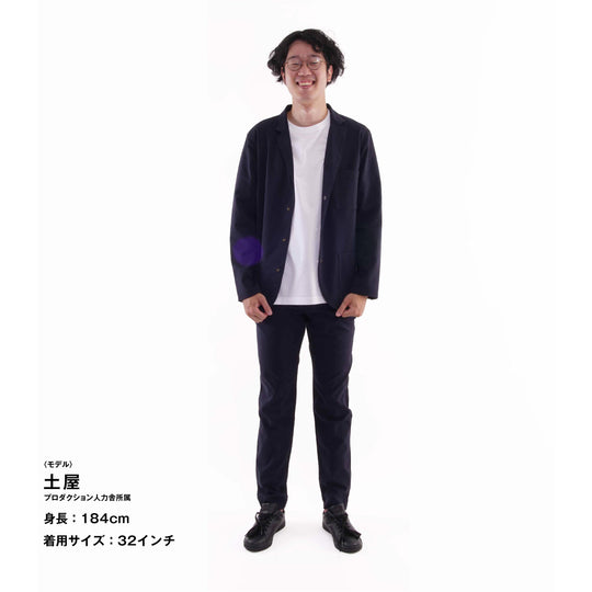 【フォーマルな見た目なのに疲れない穿き心地】「着たくないのに、毎日着てしまう」パンツ / ダークネイビー