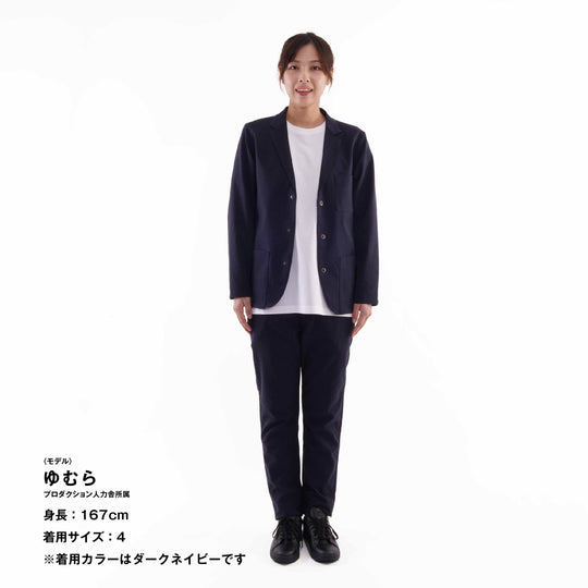 【フォーマルな見た目なのに疲れない着心地】「着たくないのに、毎日着てしまう」 ジャケット / アスファルト
