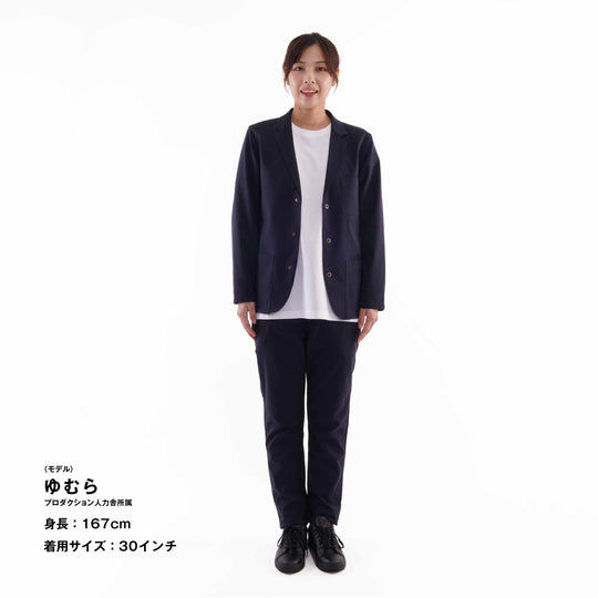 【フォーマルな見た目なのに疲れない穿き心地】「着たくないのに、毎日着てしまう」パンツ / ダークネイビー